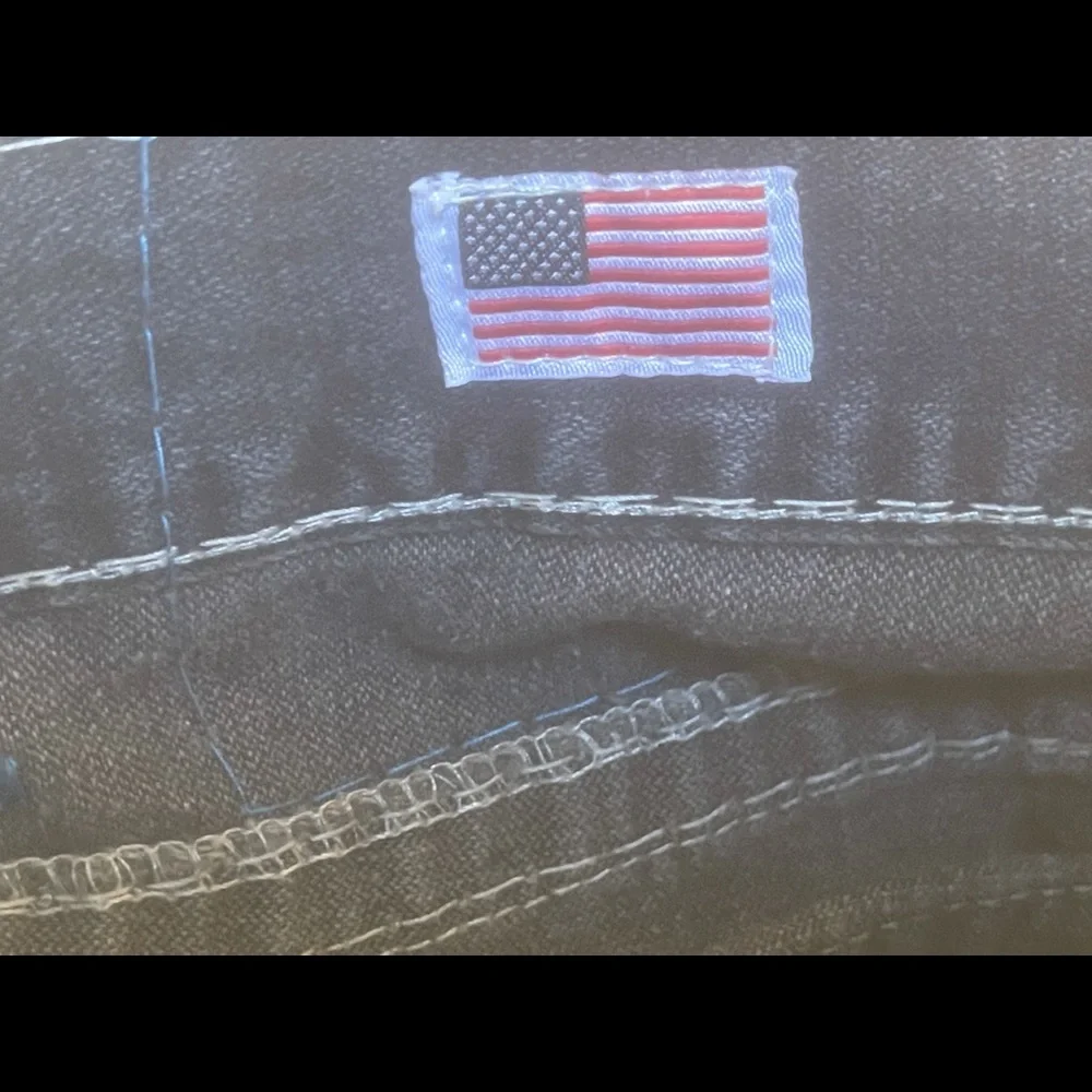 True Religion Ricky Super T Men’s Jeans Blue Patch Thick Stitch Size 40x34